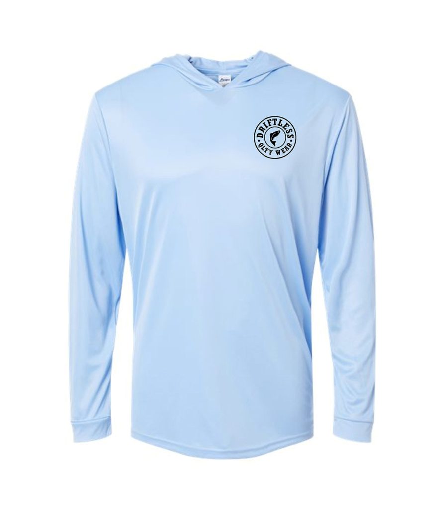 Driftless tech shirt blue mist